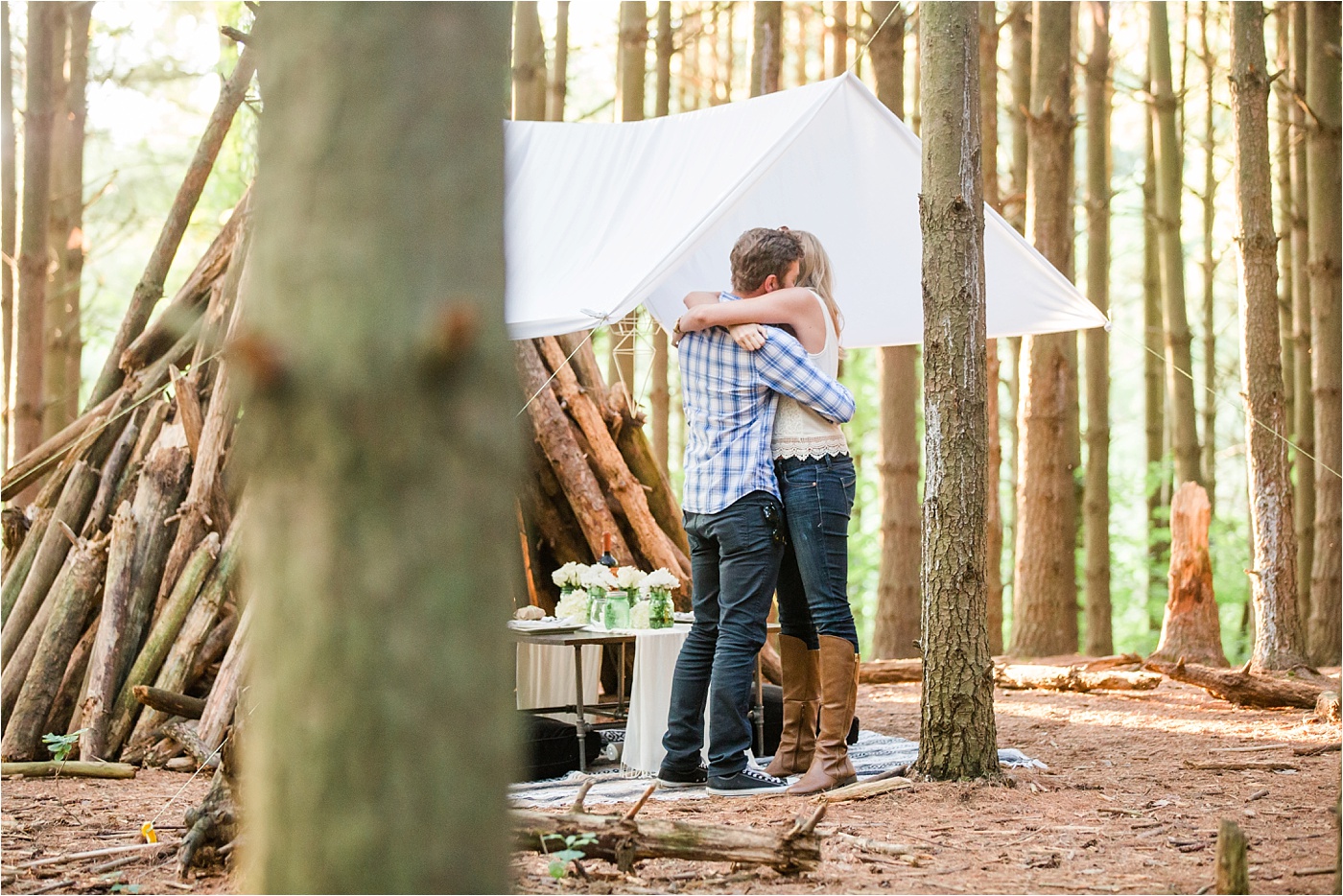 Surprise Summer Proposal in the woods_0020