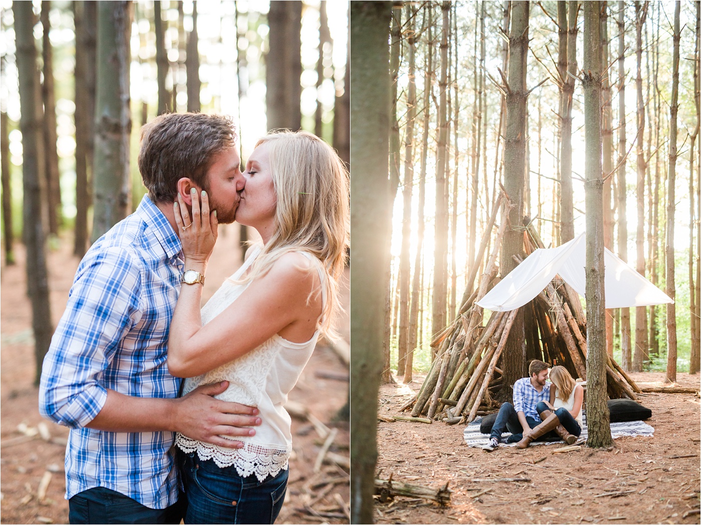 Surprise Summer Proposal in the woods_0038