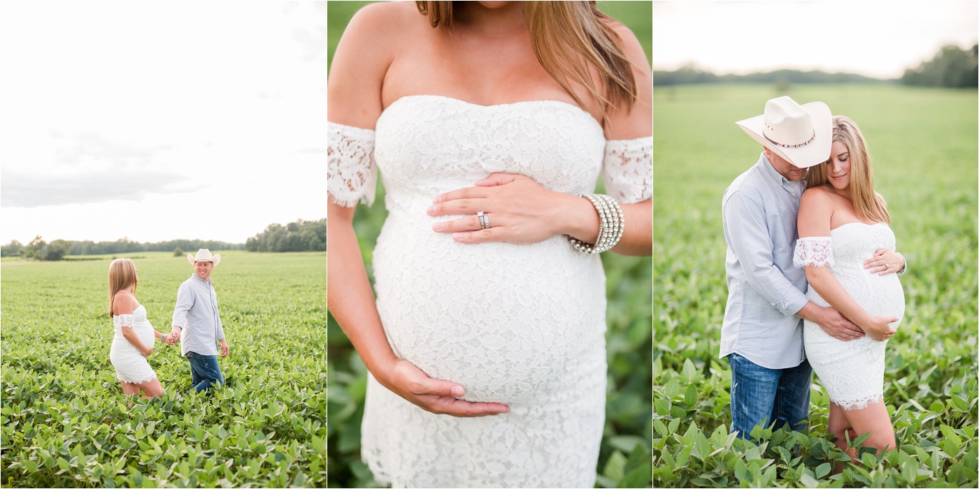 country side bean field maternity session | karime photography